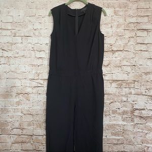 J. Crew Sz 6 Drapey Oxford Crepe Jumpsuit Back ZIP